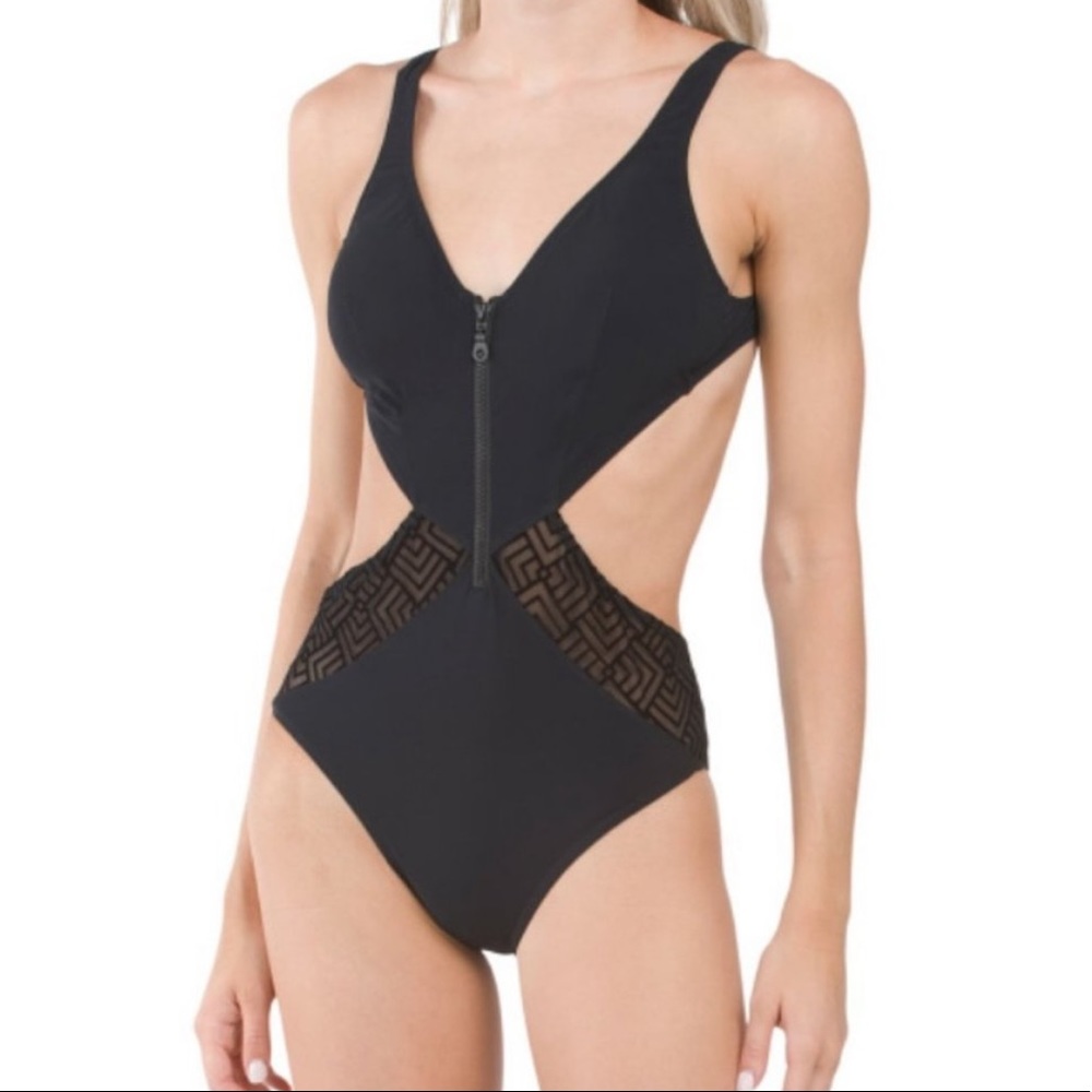 Gottex Turkiz Bathing Suit, Size 12